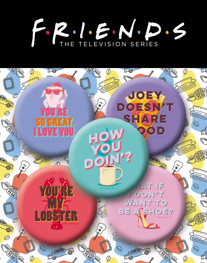 

Набор значков Friends (5-Pack)