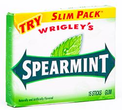 

Жевательная резинка Wrigley`s Spearmint