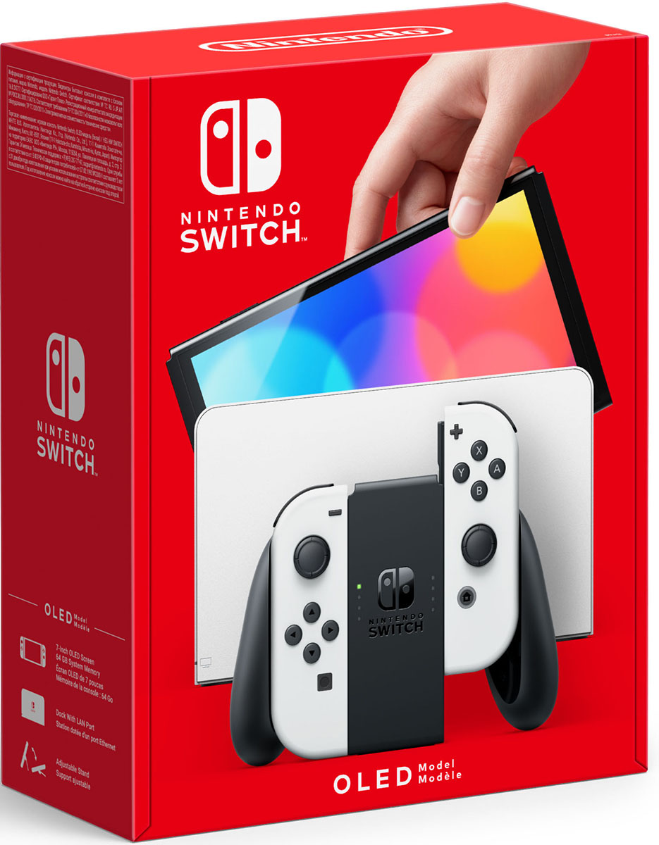 Игровая консоль Nintendo Switch (OLED-модель) (белый)
