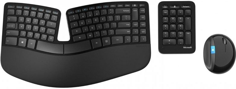 

Клавиатура + мышь Microsoft Wireless Microsoft Sculpt Ergonomic Desktop Multimedia Ergo для PC
