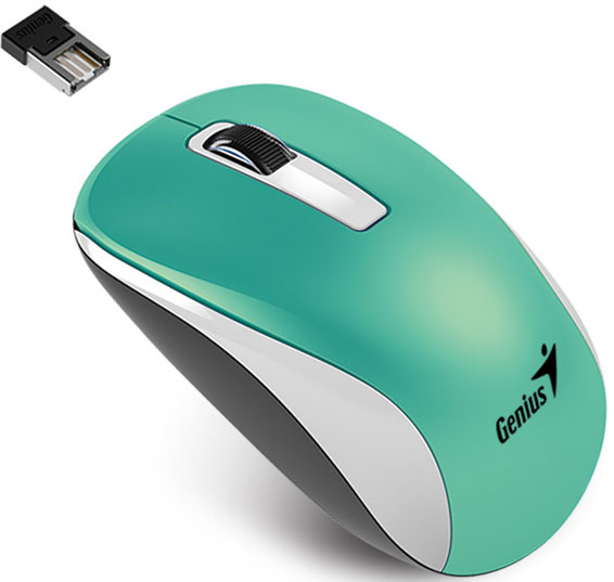 

Мышь NX-7010 беспроводная для PC (бирюзовый металлик)