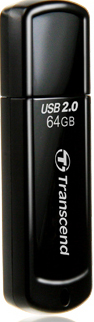 USB-накопитель Transcend 2.0 JetFlash 350 64GB (Black) от 1С Интерес