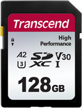 Карта памяти Transcend SD Card  128GB UHS Video Speed Class 30 (V30) от 1С Интерес