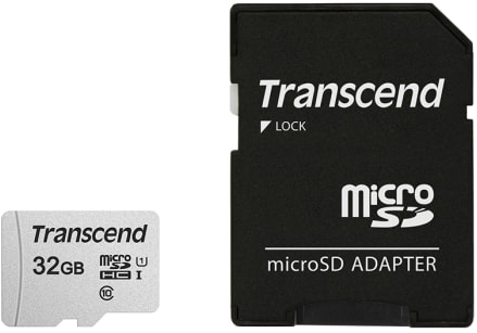 Карта памяти Transcend MicroSDHC 32Gb, Class 10 UHS-I U-1 (с адаптером SD) от 1С Интерес
