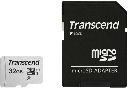

Карта памяти Transcend MicroSDHC 32Gb, Class 10 UHS-I U-1 (с адаптером SD)