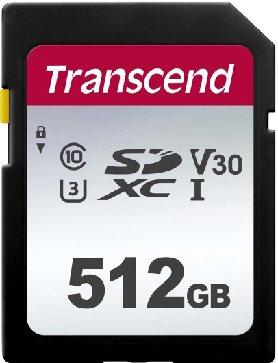 Карта памяти Transcend SDXC 512GB Class 10 UHS-I U1 от 1С Интерес