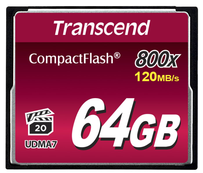 Карта памяти Transcend Compact Flash 64GB 800x от 1С Интерес