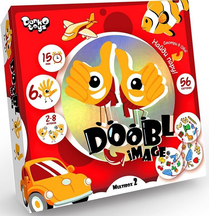 

Настольная игра Двойная картинка / Doobl Image: Для мальчиков. Большая