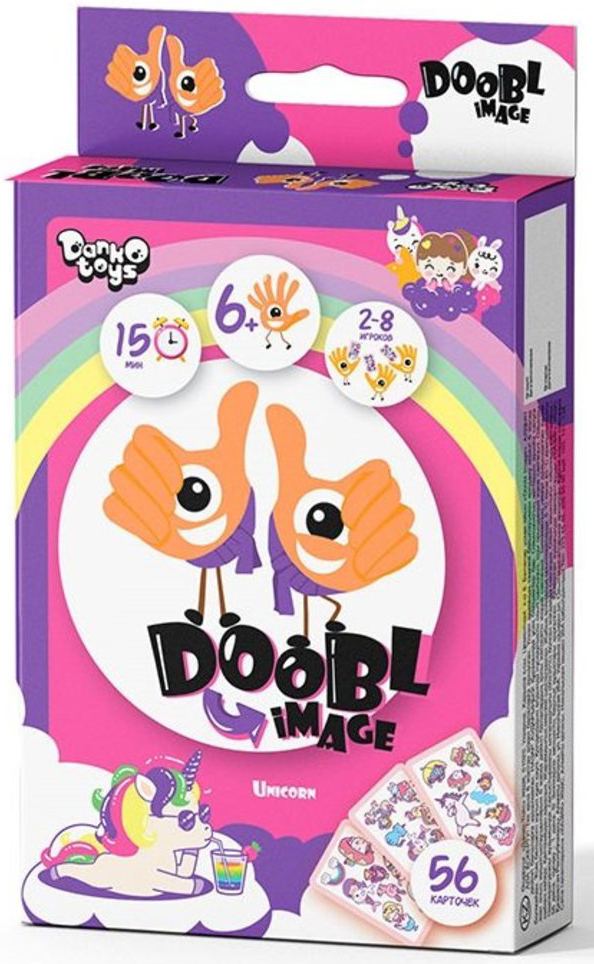 

Настольная игра Двойная картинка / Doobl Image: Единороги