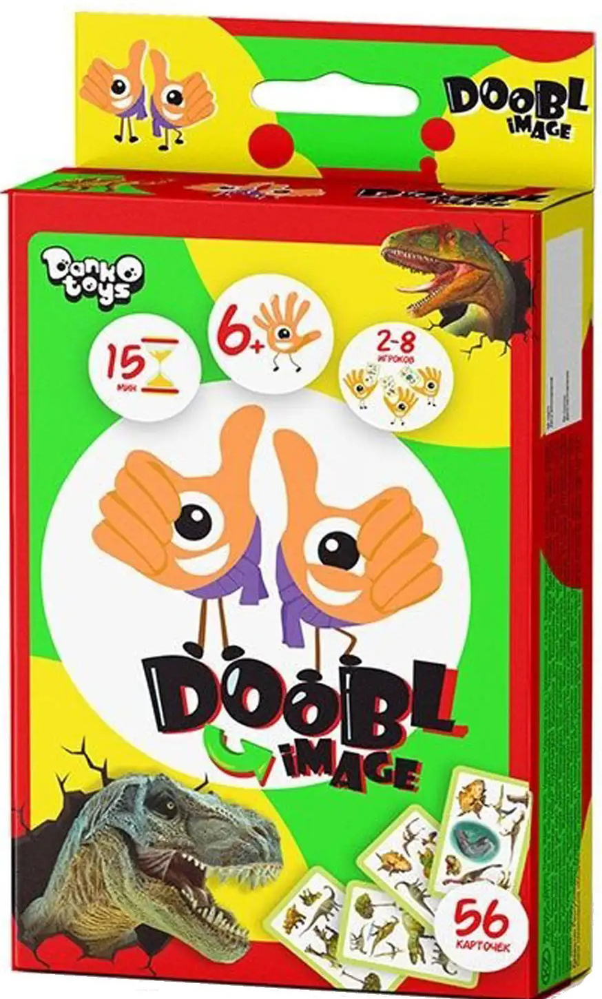 

Настольная игра Двойная картинка / Doobl Image: Динозавры