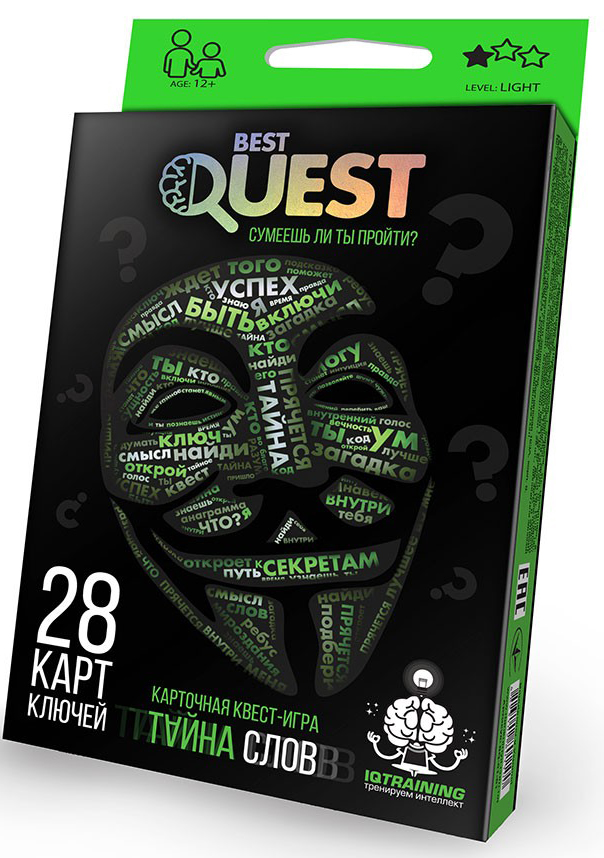 Настольная квест-игра Best Quest: Тайна слов