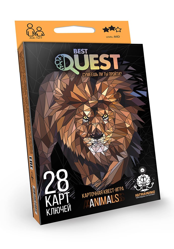 

Настольная квест-игра Best Quest: Животные