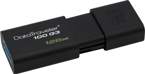 

Флеш-накопитель Kingston 128GB USB 3.0 DataTraveler 100 G3