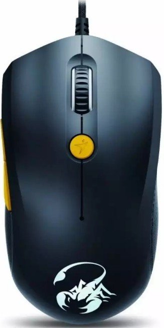 цена Мышь игровая Scorpion M6-600 для PC (черный + оранжевый)