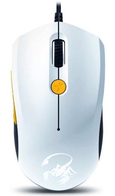 Мышь игровая Scorpion M8-610 для PC (белый + оранжевый) от 1С Интерес