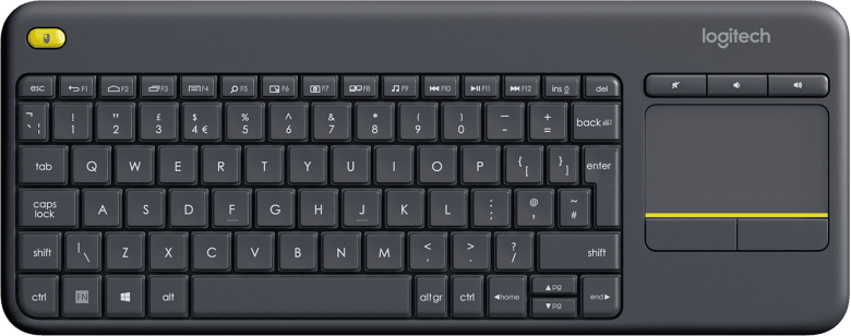 Клавиатура Logitech K400 Plus беспроводная для PC (Dark) от 1С Интерес