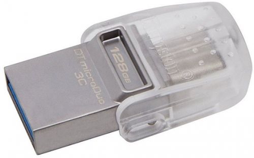 

USB-накопитель Kingston 128Gb microDuo USB3.0 (белый)