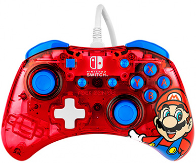 

Проводной контроллер Rock Candy: Mario для Nintendo Switch