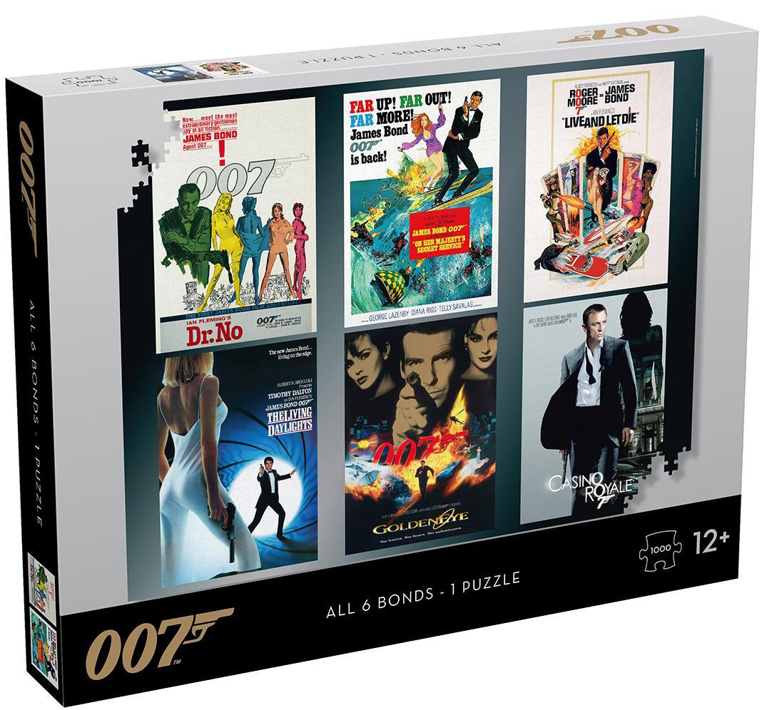 Puzzle James Bond 007 / Джеймс Бонд: Актёрский дебют (1000 деталей)
