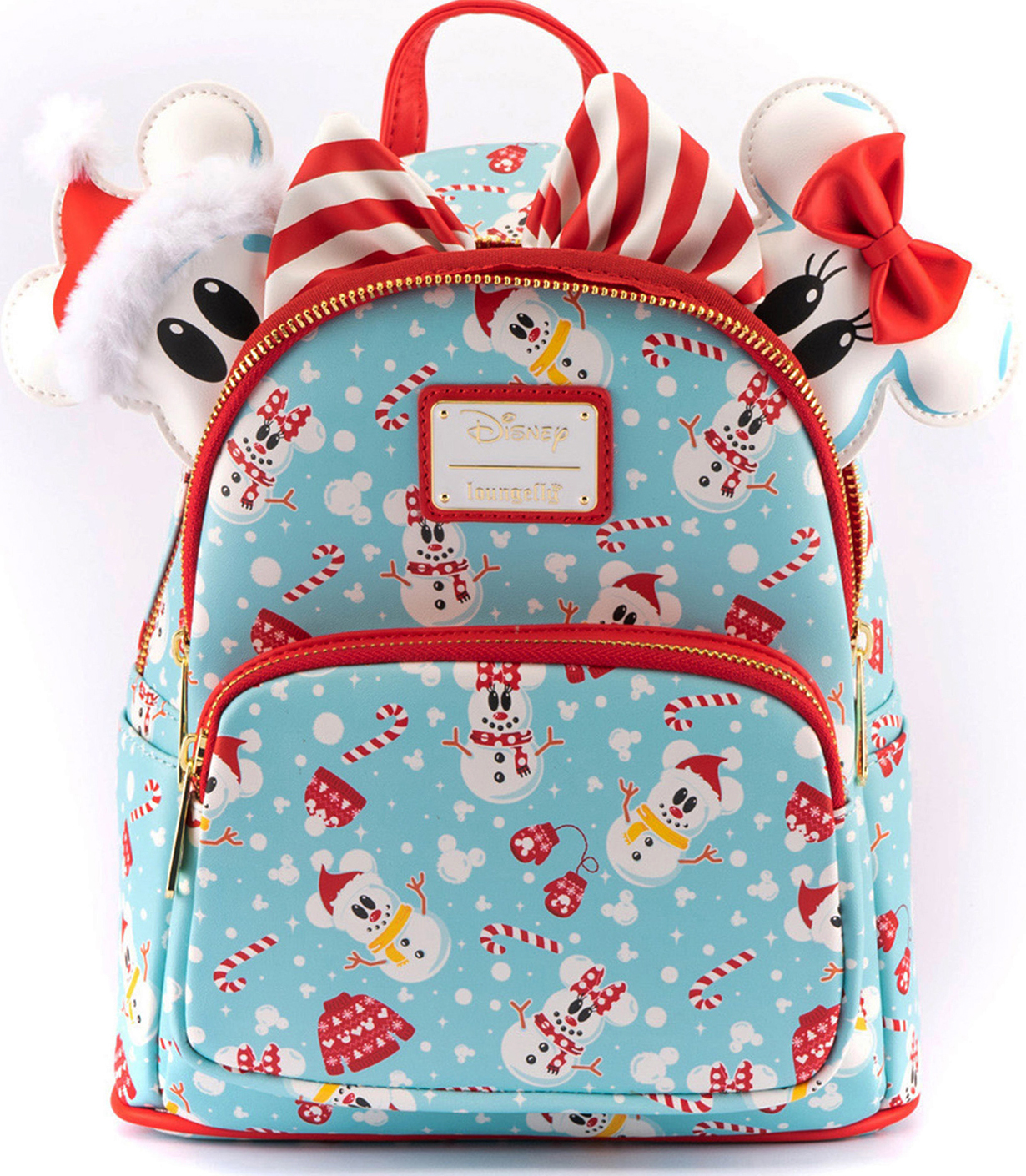 

Рюкзак Disney Minnie Mickey Snowman AOP Mini + Headband