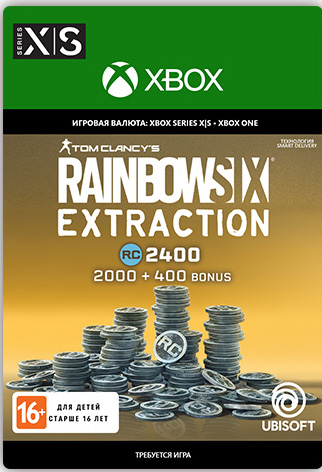 

Tom Clancy's Rainbow Six: Extraction. 2,400 REACT Credits (игровая валюта) [Xbox, Цифровая версия] (Цифровая версия)