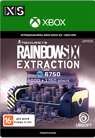 

Tom Clancy's Rainbow Six: Extraction. 6,750 REACT Credits (игровая валюта) [Xbox, Цифровая версия] (Цифровая версия)