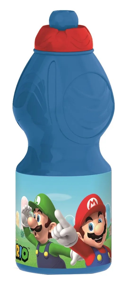 Бутылка Супер Марио Пластиковая фигурная (400 мл)