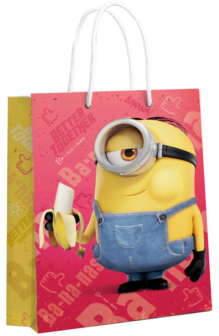 

Пакет Minions 2 3D-дизайн подарочный большой (желтый с красным)