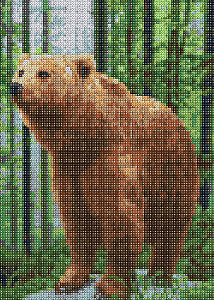 

Мозаика алмазная Бурый мишка (30х40 см)