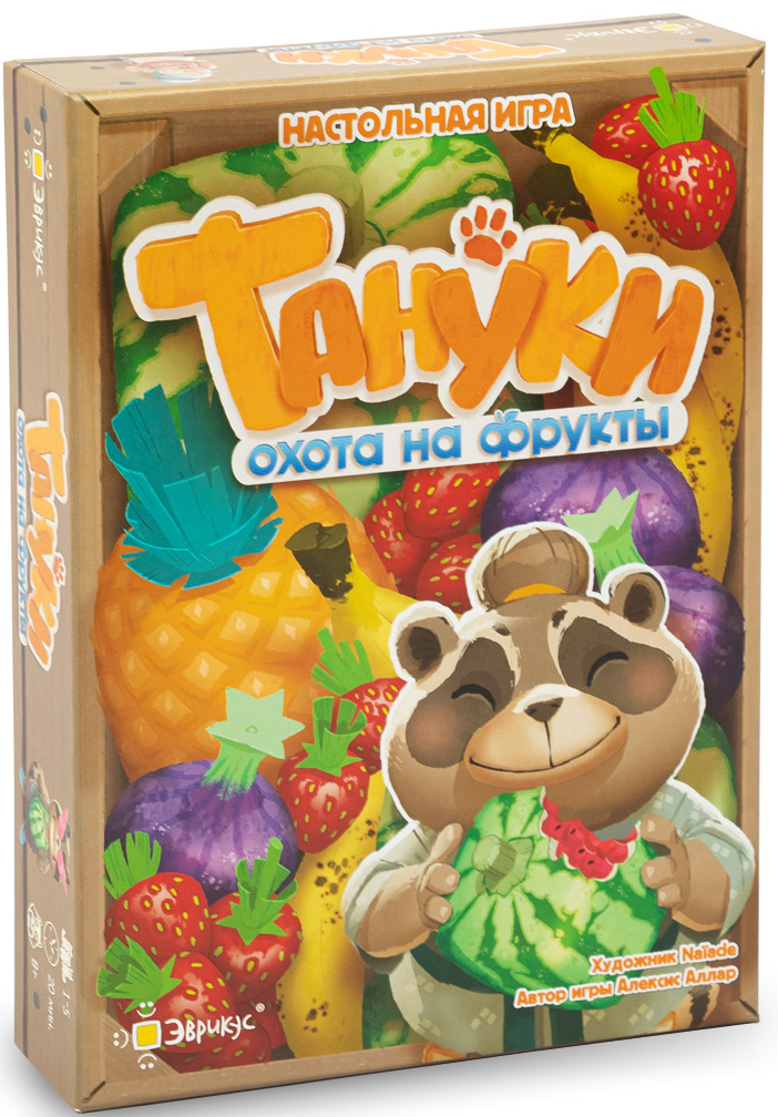 Настольная игра Тануки: Охота на фрукты