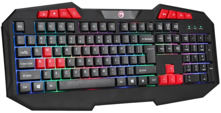 Клавиатура Marvo K602 USB Gaming игровая проводная с подсветкой для PC от 1С Интерес