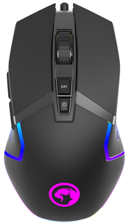 Мышь проводная Marvo G941 Gaming Mouse с подсветкой RGB somic g941 головная гарнитура белый
