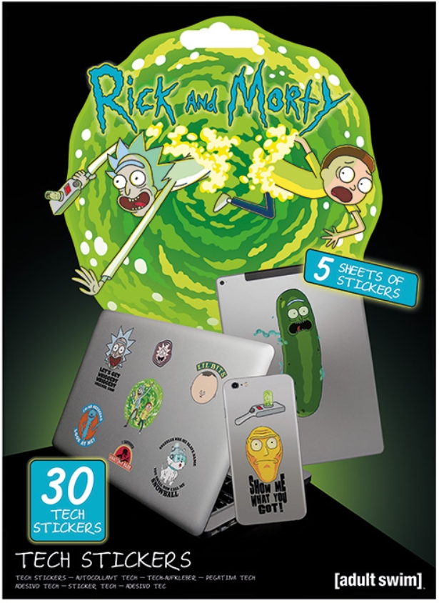 Набор наклеек Rick And Morty: Adventures цена и фото