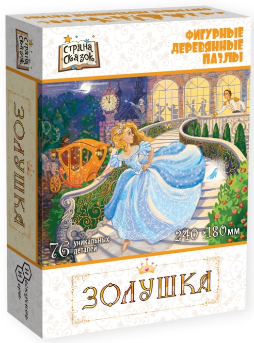 

Пазл Страна сказок: Золушка (деревянный)
