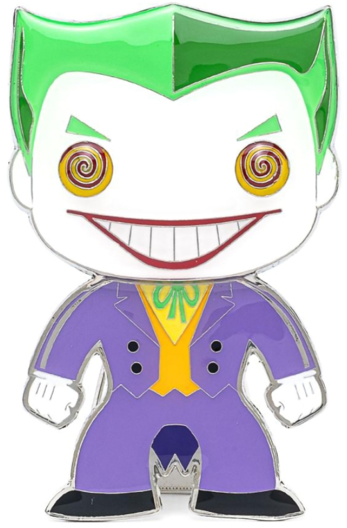 цена Значок Funko Pop Pin: DC Classic – Joker Large Enamel Pin