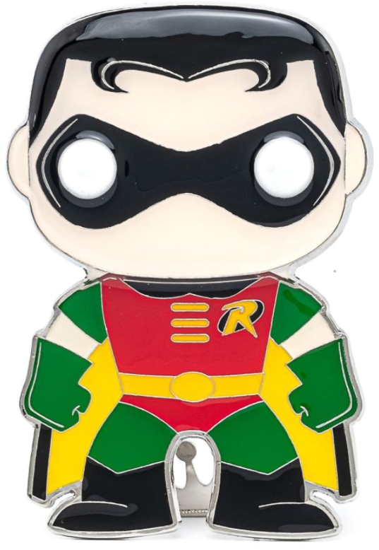 Значок Funko Pop Pin: DC Classic – Robin Large Enamel Pin