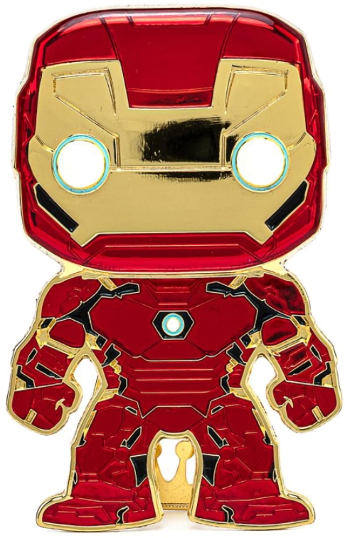 

Значок Funko Pop Pin: Marvel – Iron Man Large Enamel Pin