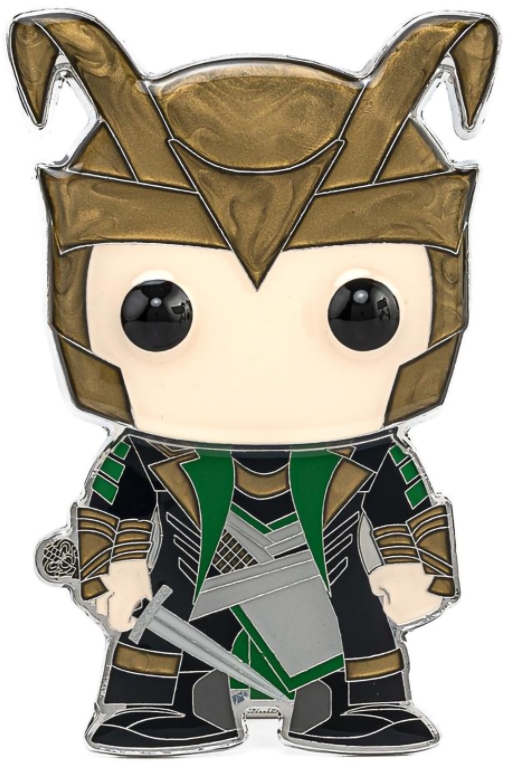 

Значок Funko Pop Pin: Marvel – Loki Large Enamel Pin