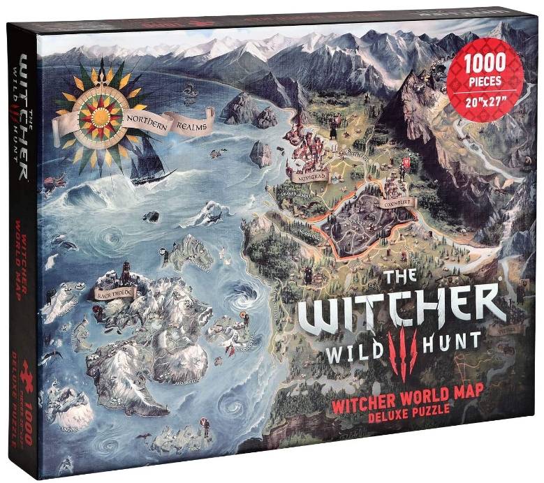 Пазл The Witcher 3: Wild Hunt – Witcher World Map