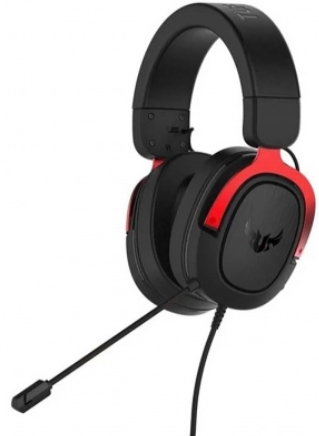 

Гарнитура ASUS TUF Gaming H3 Red проводная игровая для PC (черный) (90YH02AR-B1UA00)