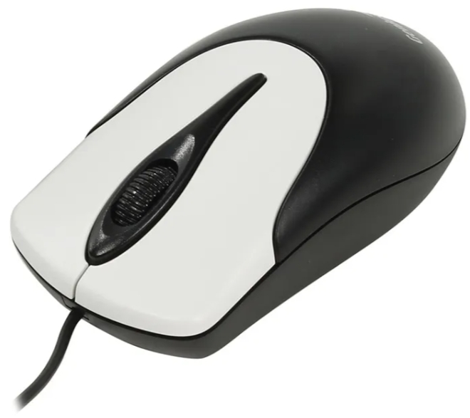 

Мышь Genius NetScroll 100 V2 проводная для PC (черно-белая)