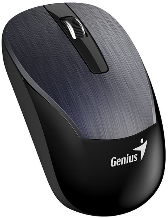 

Мышь Genius ECO-8015 беспроводная для PC (серебристая)