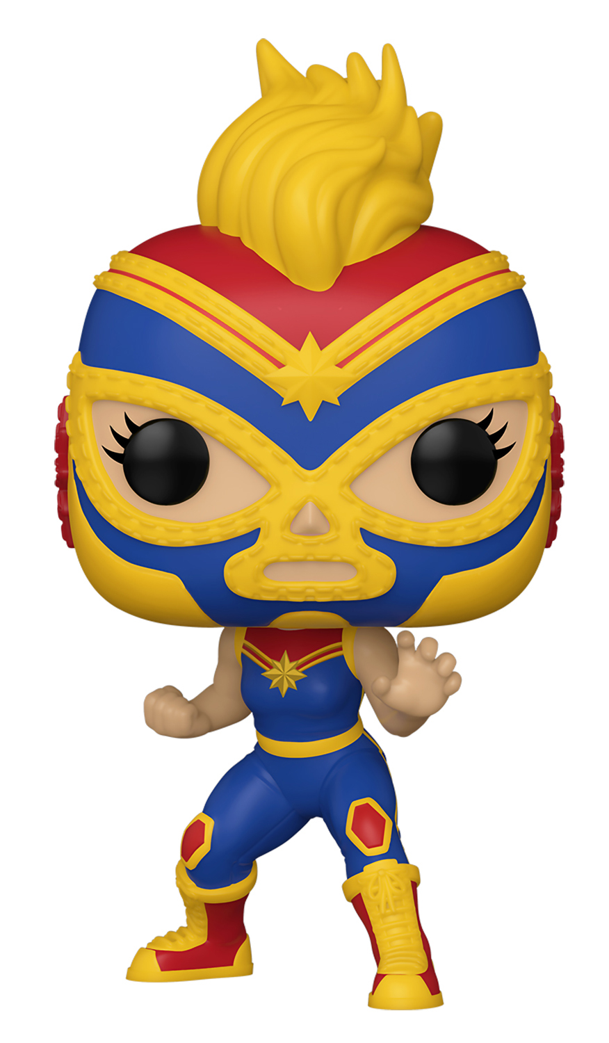 Фигурка Funko POP Marvel: La Estrella Cosmica Captain Marvel Bobble-Head (9,5 см) фото