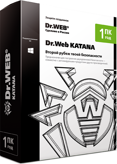 Dr.Web Katana (1 ПК, 1 год) [Цифровая версия] (Цифровая версия)