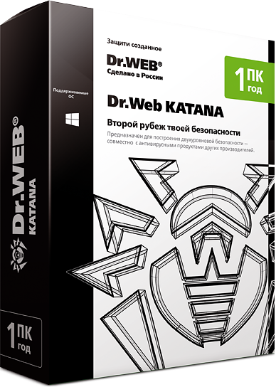 

Dr.Web Katana (1 ПК, 1 год) [Цифровая версия] (Цифровая версия)