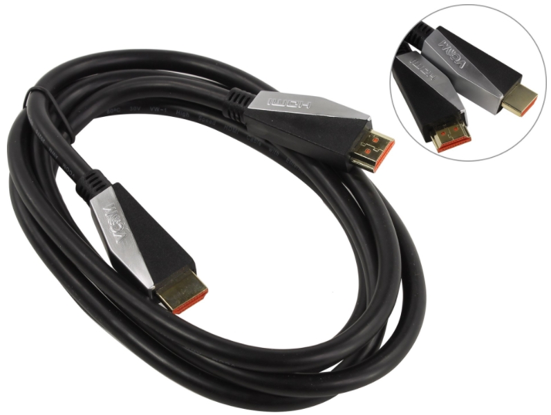 

Кабель VCOM HDMI 19M/M 2.0, 4K@60 Hz 1.8 м (CG577-1.8M)