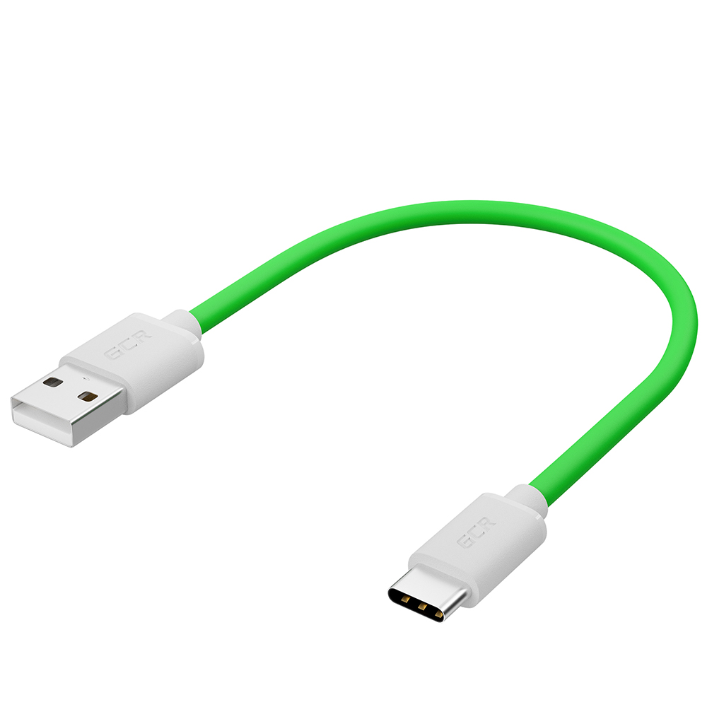 

Кабель GCR QC TypeC быстрая зарядка 0,5 м (зеленый TPE, белые коннекторы) (GCR-52493)
