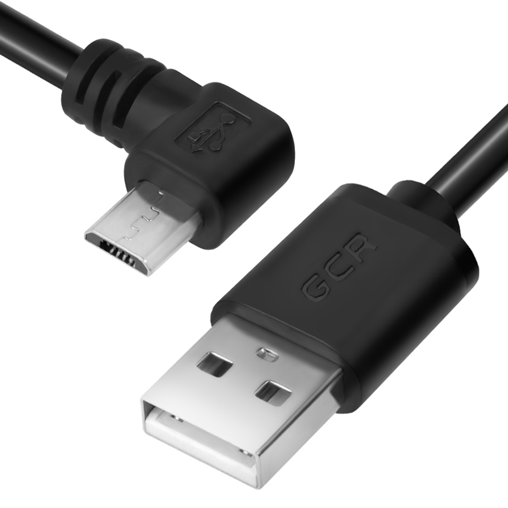 

Кабель Greenconnect USB 2.0, AM/microB 5pin, 1 м (угловой, черный) (GCR-UA8AMCB6-BB2S-1.0m)