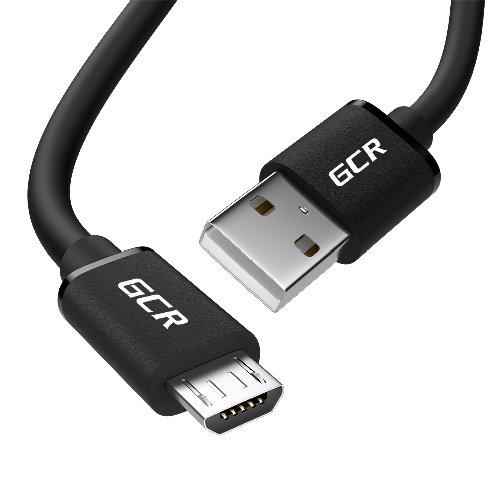 

Кабель Greenconnect USB 2.0, AM/microB 5pin 1 м (черный, коннекторы черные) (GCR-UA8MCB6-BB2S-1.0m)