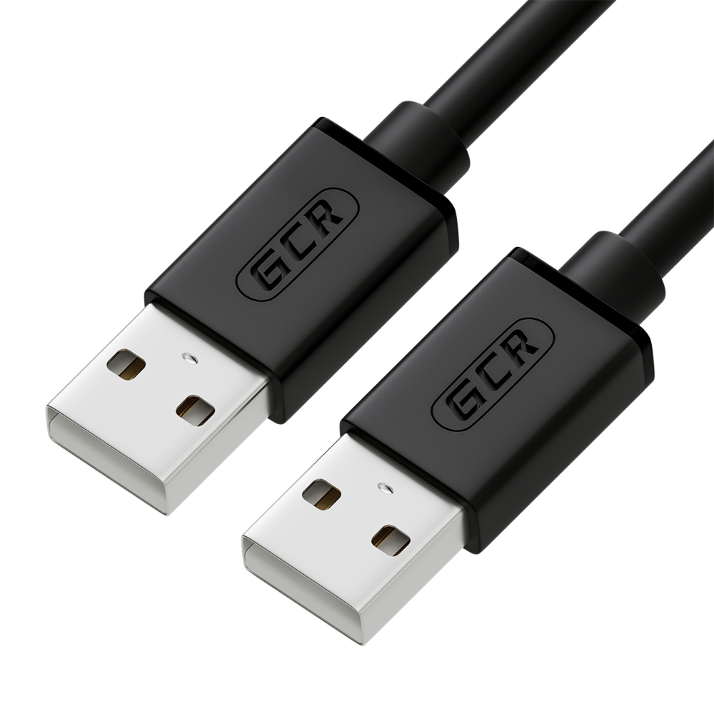 

Кабель Greenconnect USB 2.0, AM/AM, 3 м (черный) (GCR-UM2M-BB2S-3.0m)